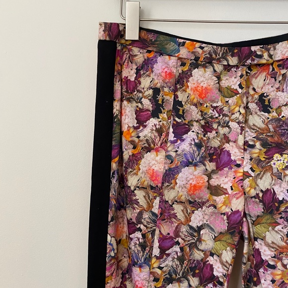 Topshop Hydra Floral Skinny Cigarette Ankle Pants - Picture 5 of 8